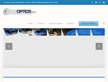 Tablet Screenshot of conoptics.com